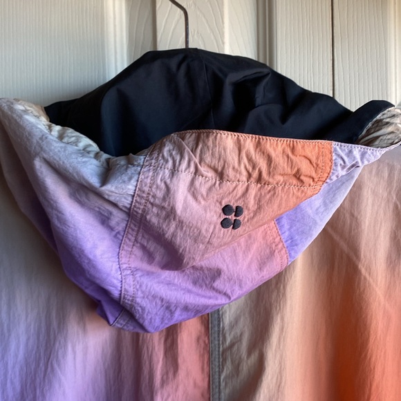 Sweaty Betty NWT Jet Longline Lightweight Boho Ombré Midi Nylon Jacket medium - Picture 14 of 16